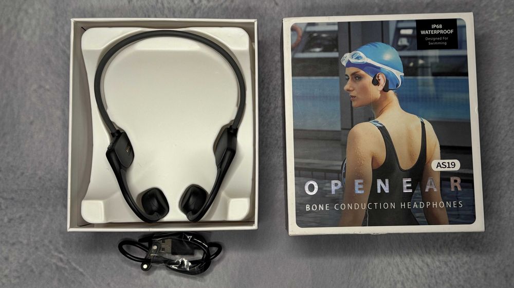 Słuchawki bezprzewodowe z przewodnictwem kostnym OPENEAR AS19
