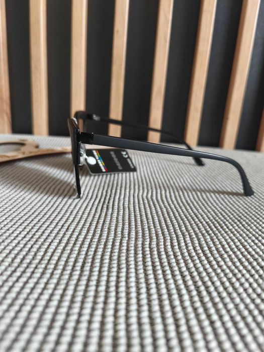 Nowe czarne damskie okulary przeciwsłoneczne modne czarne nr12 UV400