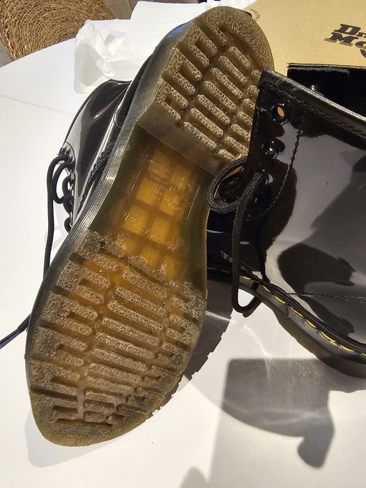Dr Martens 1460 w, czarne glany damskie, rozmiar 38