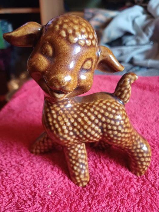 Figurka Owieczki porcelit Pruszków
