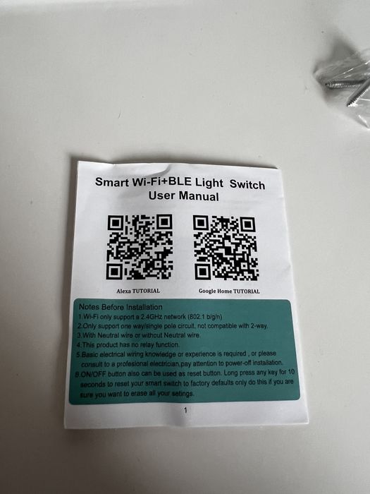 Smart Switch Tuya Smart Life