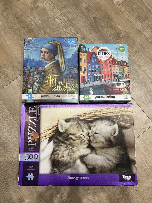 Пазли від DoDo ( набір з трьох пазлів )