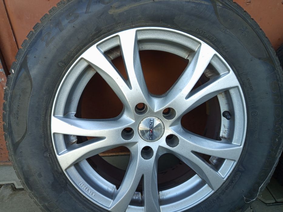 Koła zimowe 215/60/16 ford Kuga  mondeo alufelgi 5*108