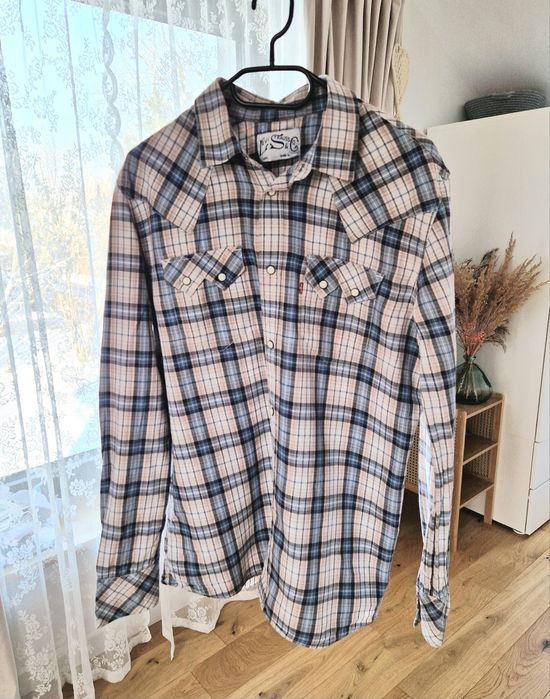 Koszula w kratę męska Levis L Classic Fit Cottage Shirt