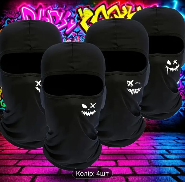 Балаклава під шлем мотоцикла