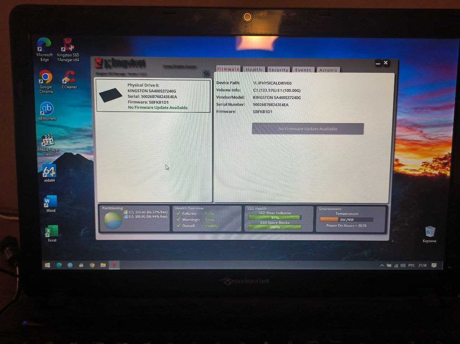 Packard Bell 15.6" / i5-2520M / 8 Gb / 610m / SSD 240 ГБ