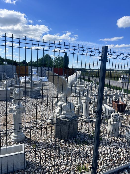 Kompletne ogrodzenie panelowe bramy furtki siatka