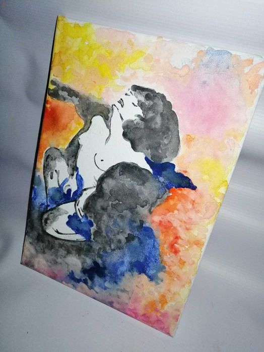 Obraz na płótnie - akt kobiecy