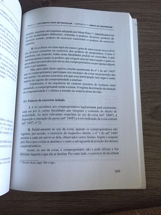 Lições de Direitos Reais - Prof. Dr. Luis Carvalho Fernandes