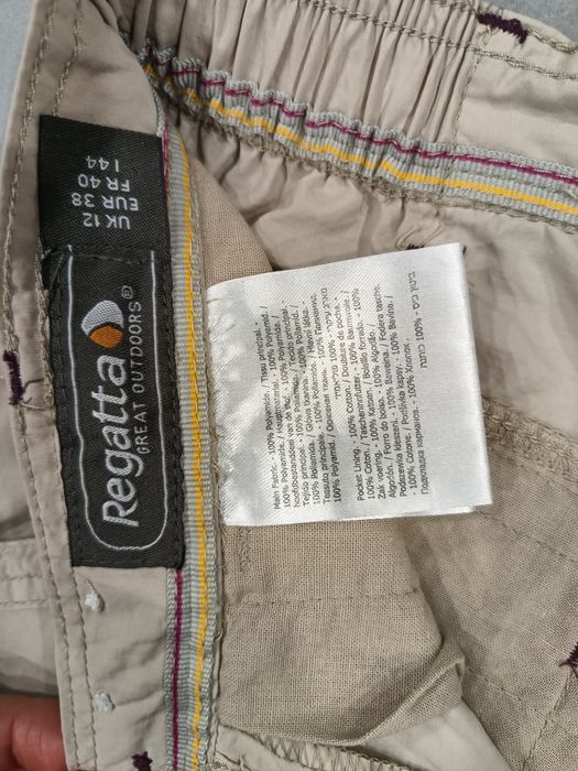 Szorty trekkingowe damskie Regatta roz. M 38 rybaczki krótkie spodenki