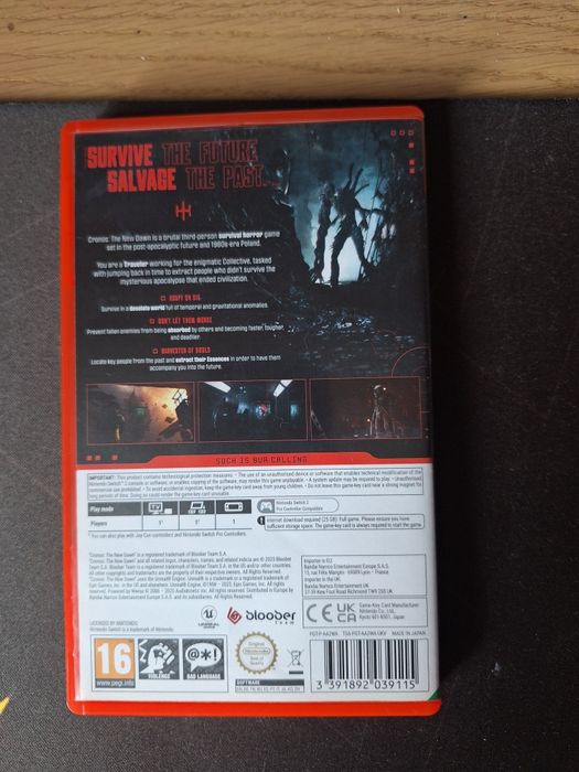 Cronos the new dawn gra nintendo  switch