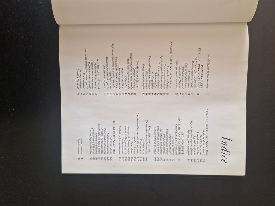 "À Descoberta do Infinito - Os Mistér. do Univ.", introd. S. Hawking