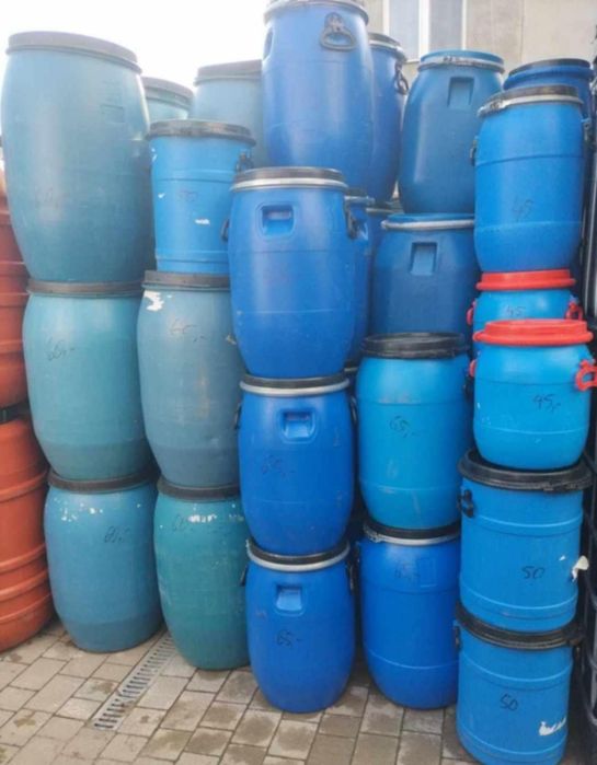 Beczki po spożywce 20l-220l