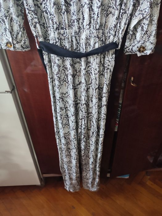 Женский новый комбинезон с принтом змеи р.48-50-52