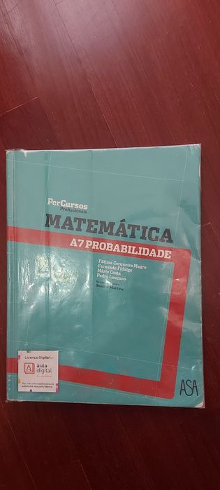 Ensino profissional - Matemática módulo A3 e A7