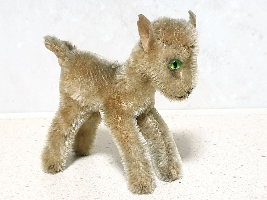 Pequenas antigos animais em peluche original Margarete Steiff anos 60