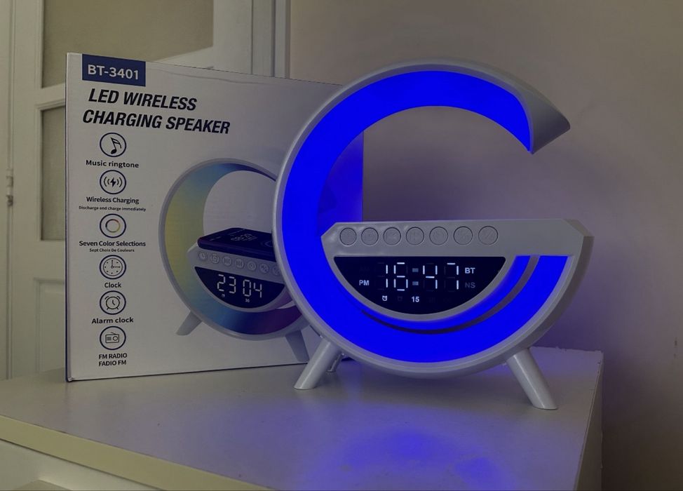 Led Wireless Charging Speaker novo