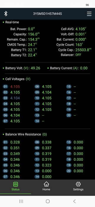 акб аккумулятор li nmc lg vw 48v 12s2p 6.85kwth 156ah для инвертора