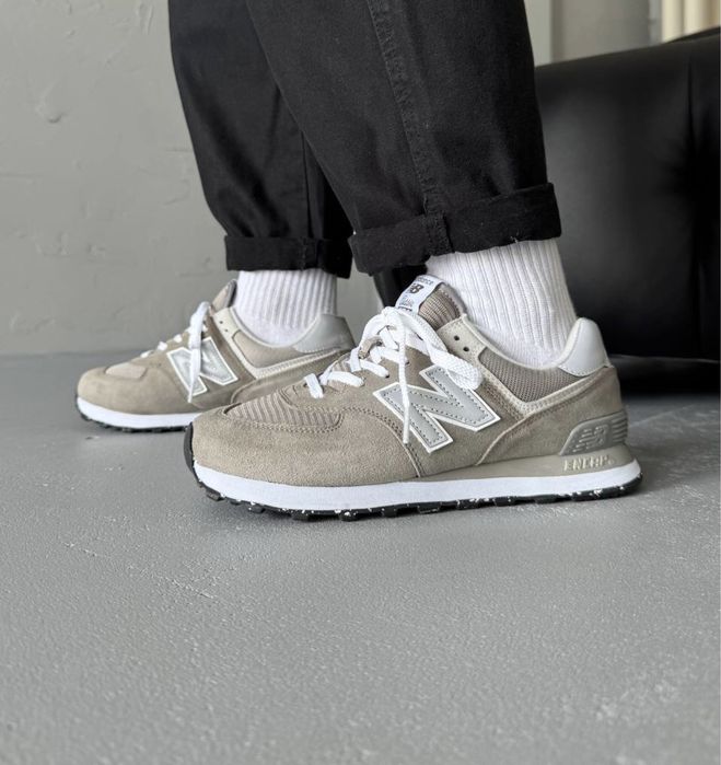 40-45 р кросівки New Balance 574 Sand Beige