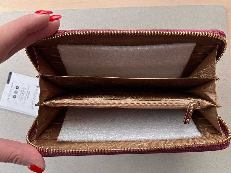 Portfel damski PUCCINI duży fioletowy