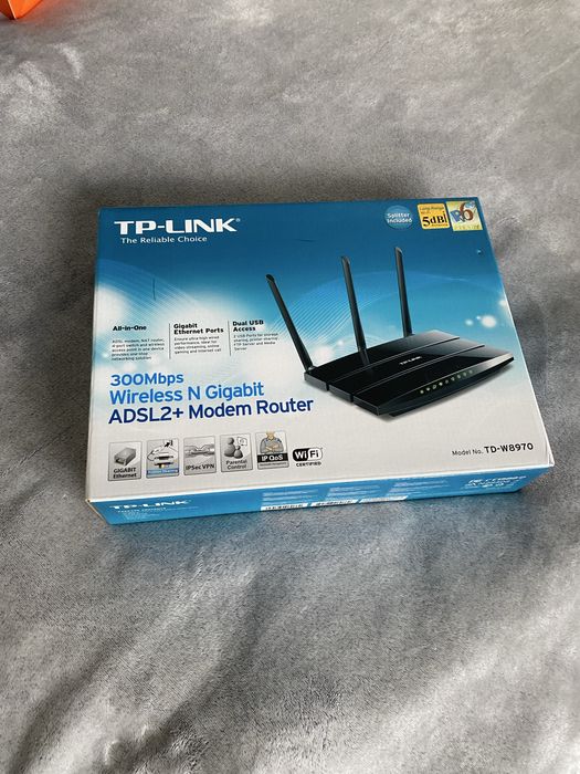 TP-Link TD-W8970 Wireless N Gigabit ADSL2+ Modem Router