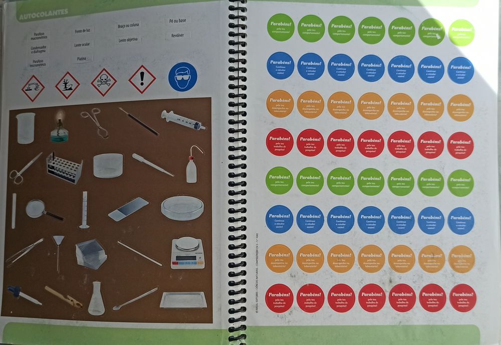 Caderno de atividades 5 ano HGP, Inglês, Ciências64584254763522123