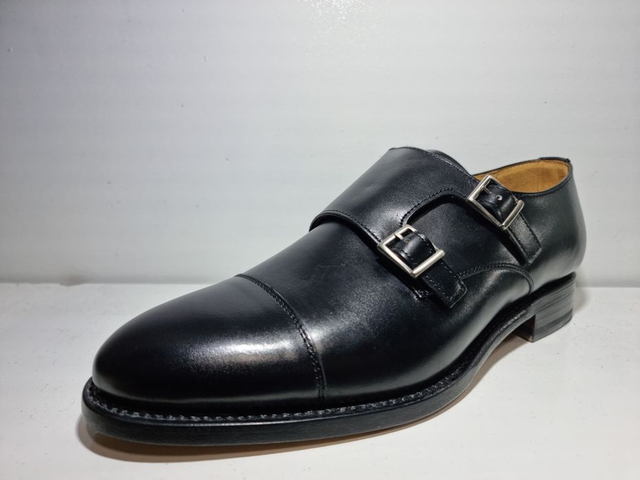 Sapato clássico double monkstrap Massimo Dutti Goodyear