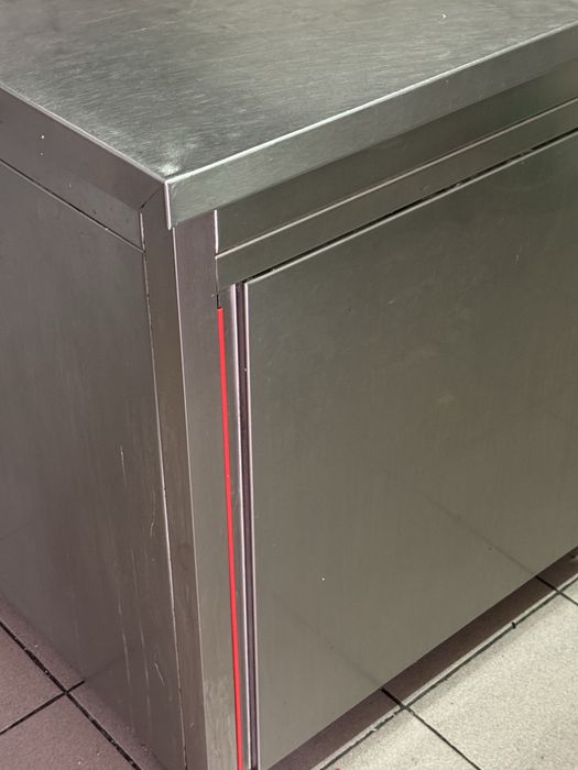 Bancada central ilha em inox para cozinha restaurante