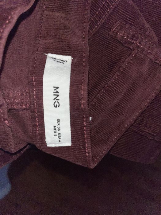 Jak nowe spodnie damskie sztruksowe Mango, r.38