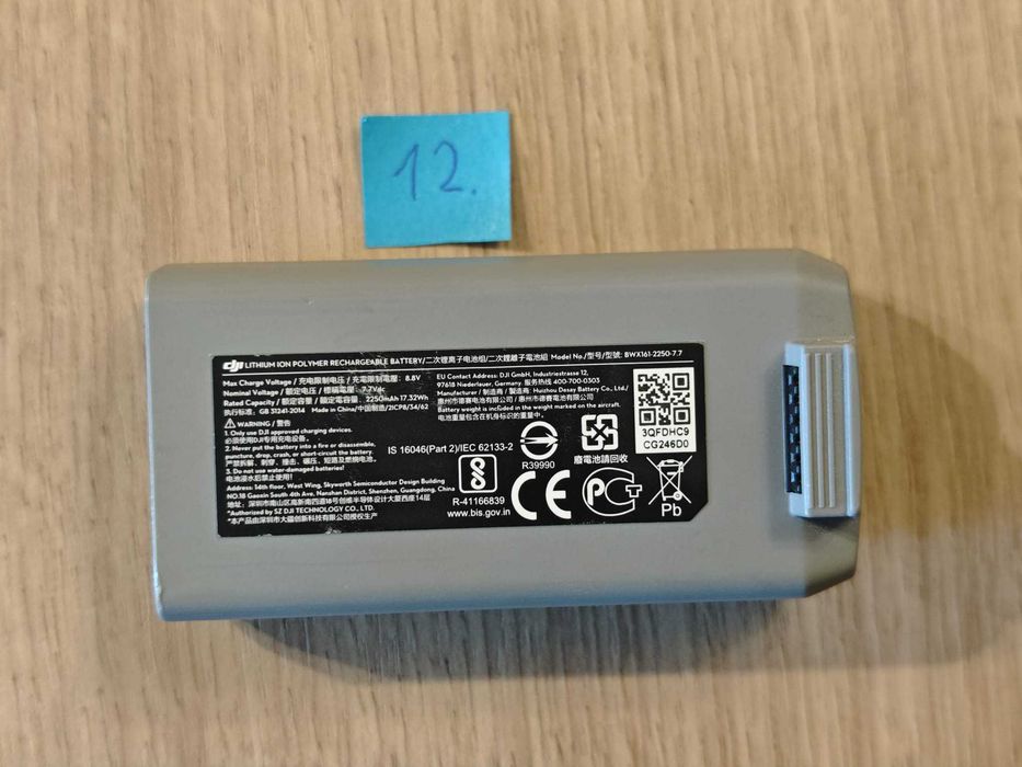 Bateria akumulator DJI Mini SE 2 SE 2 4K oryginalna - 12 cykli BWX161