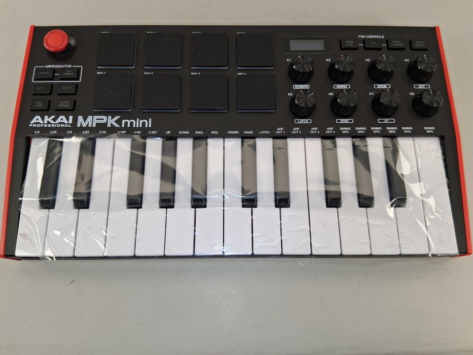 [中古]AKAI MPK mini 25鍵 MIDIコントローラー AKAI MPK mini MK3 25鍵 USB MIDIキーボードコントローラー