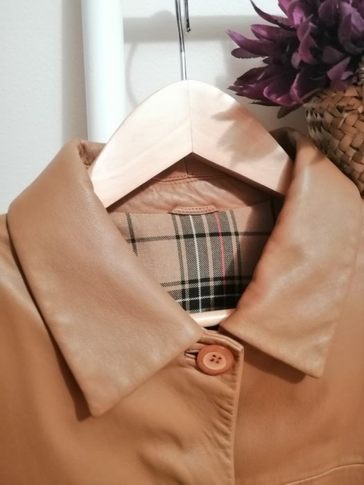 Casaco de pele Camel