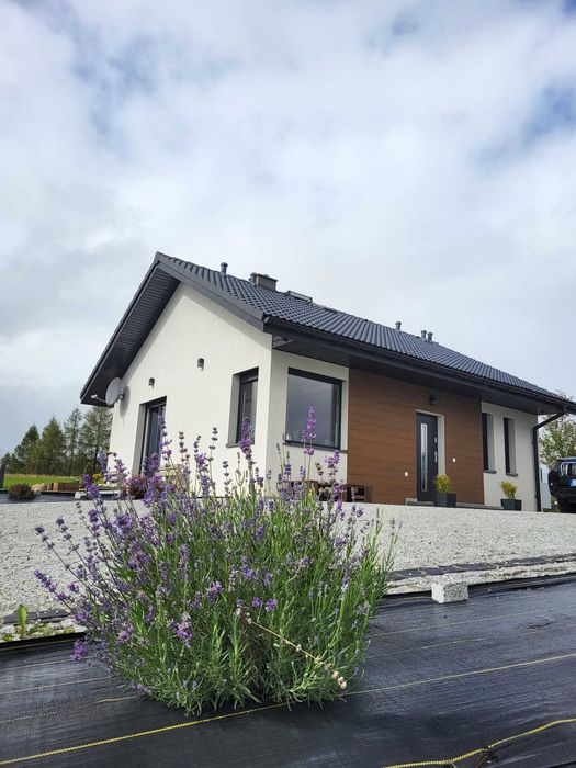 Domek w górach nad wodą