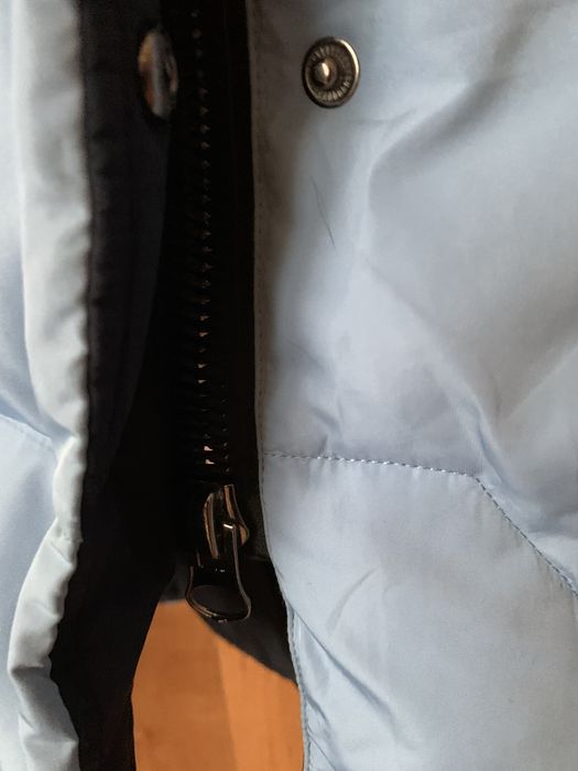 Puchowa zimowa kurtka