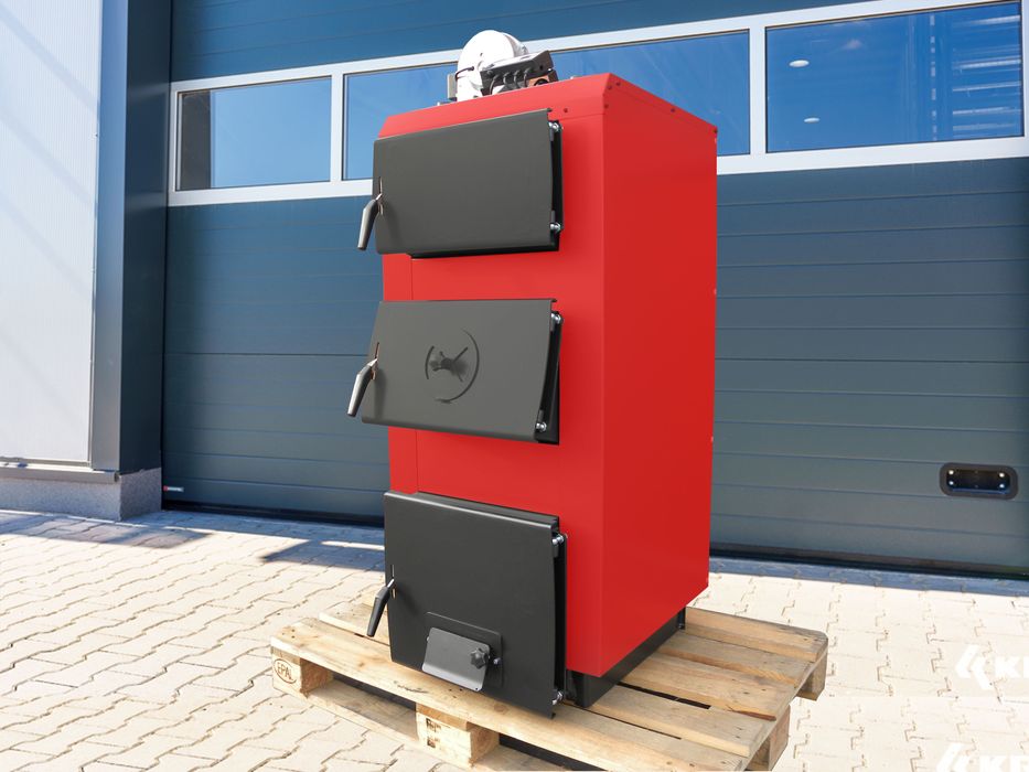 KOCIOŁ PIEC 23 kW drewno + węgiel, 4 kanały, DUŻY ZASYP, DOSTAWA 48H