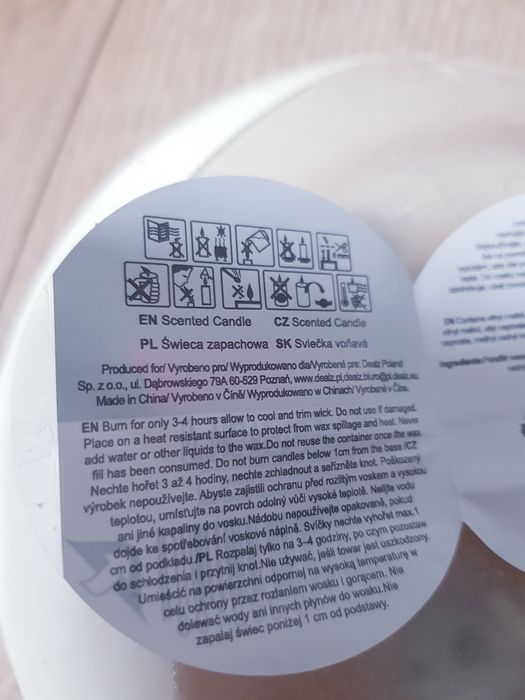 Nowe świece zapachowe Relax marki Pepco 2 sztuk