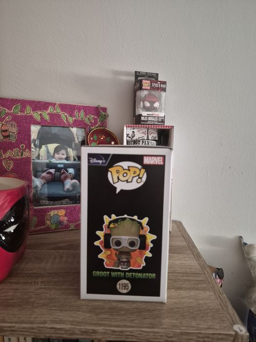 Funko Pop Marvel I Am Groot - Groot With Detonator  1195