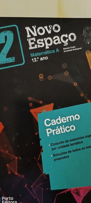 Caderno Prático. Caderno de Atividades. Novo espaço. Matemática A. 1264332090923266123