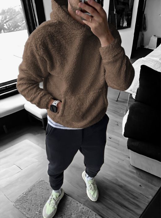 Худі з плюшевого матеріалу