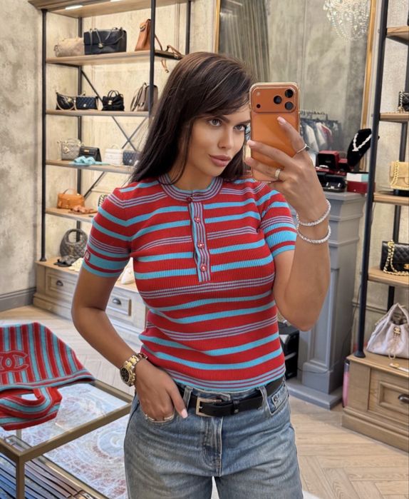 Футболка трикотажная  Шанель Chanel