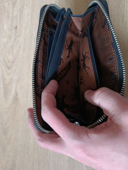 Кошелек из натуральной кожи Longchamp оригинал