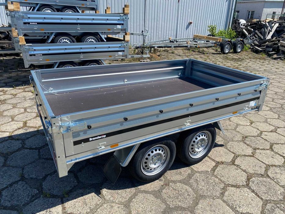 Brenderup 3251ST Nowa Przyczepa do 750KG Platforma 2 osie 252x142x35cm