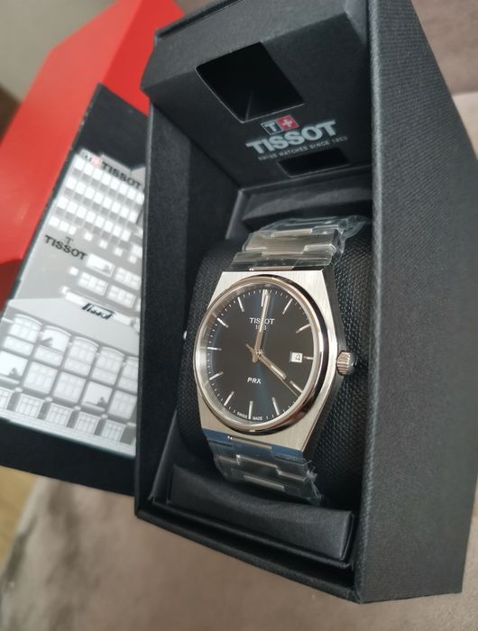 Tissot PRX T137.410.11.041.00 Blue Dial 40mm годинник Тиссо Оригинал