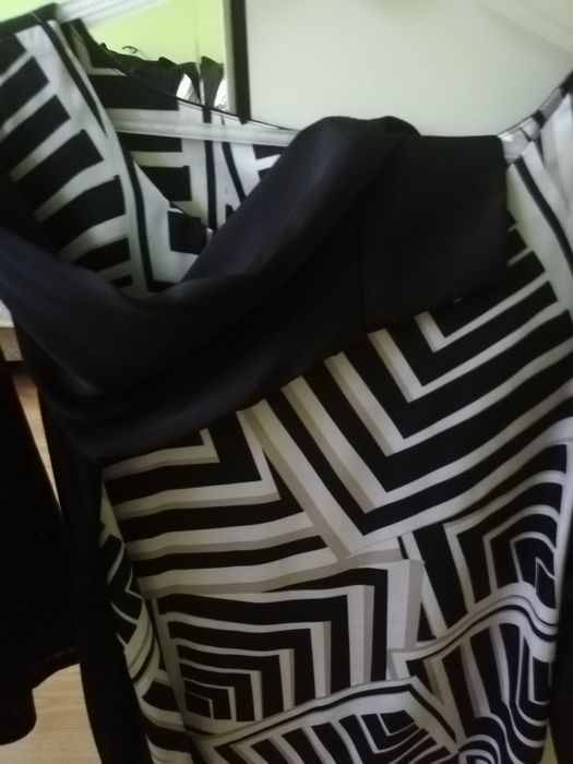 Bluzka, czarno biala