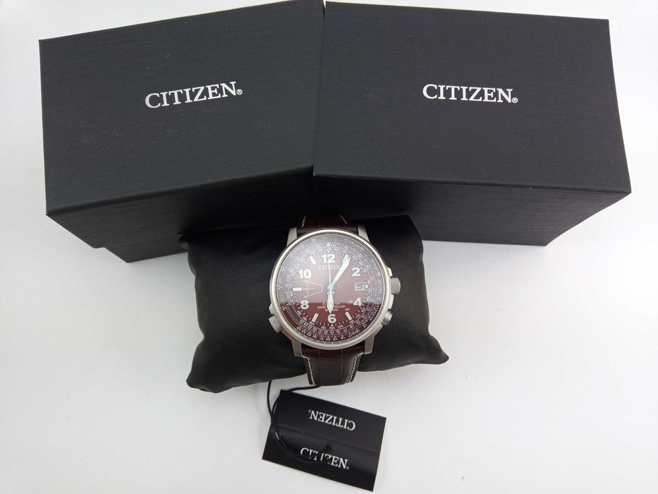 Часы Citizen CB0248-01X радиоконтроль, вечник, мировое время, сапфир