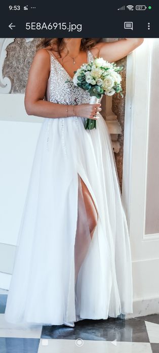 Suknia ślubna biała