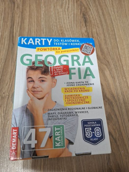 Karty edukacyjne Geografia  Demart