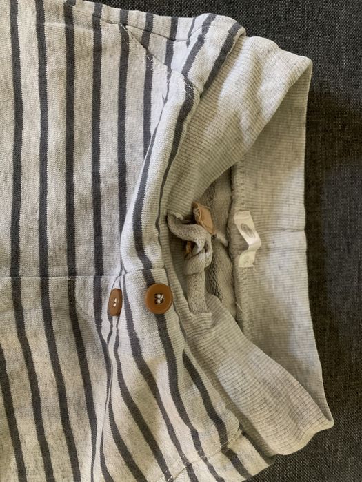 Dwupak Spodnie dresowe marynarskie w paski 86