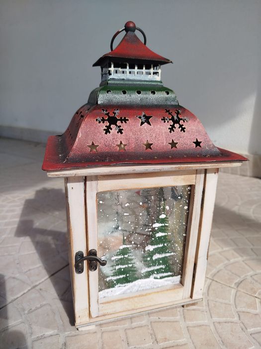 Porta velas de Natal