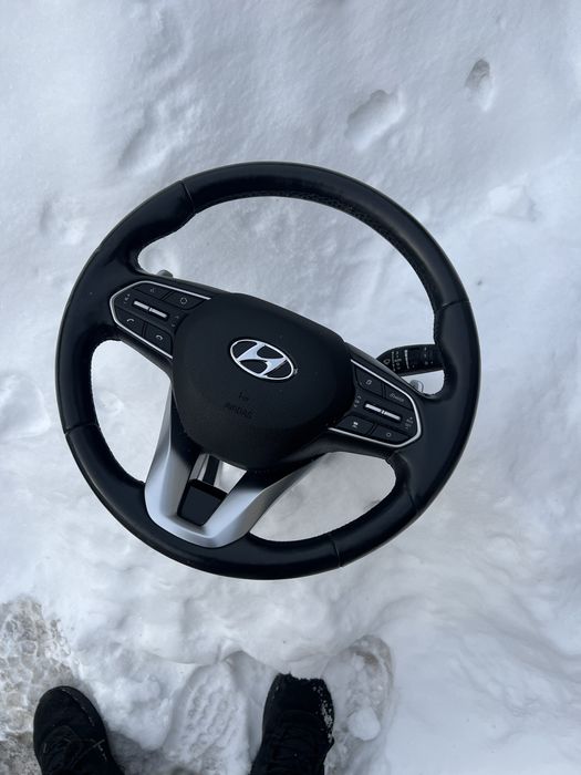 Подушка в руль, airbag hyundai santa fe 19-